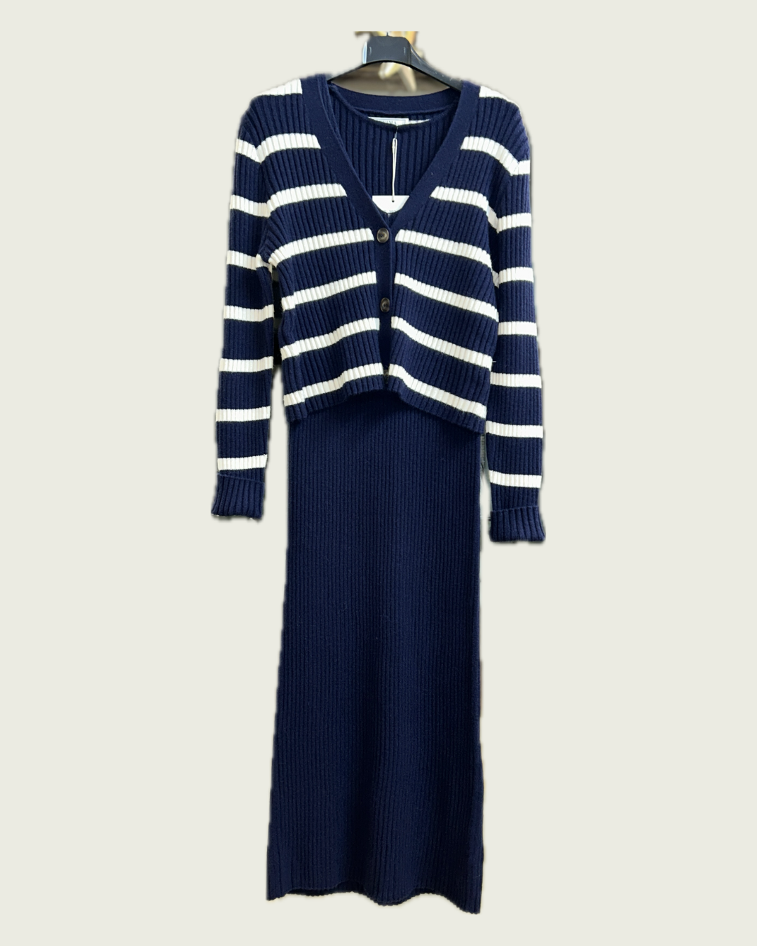 vestido con chaqueta