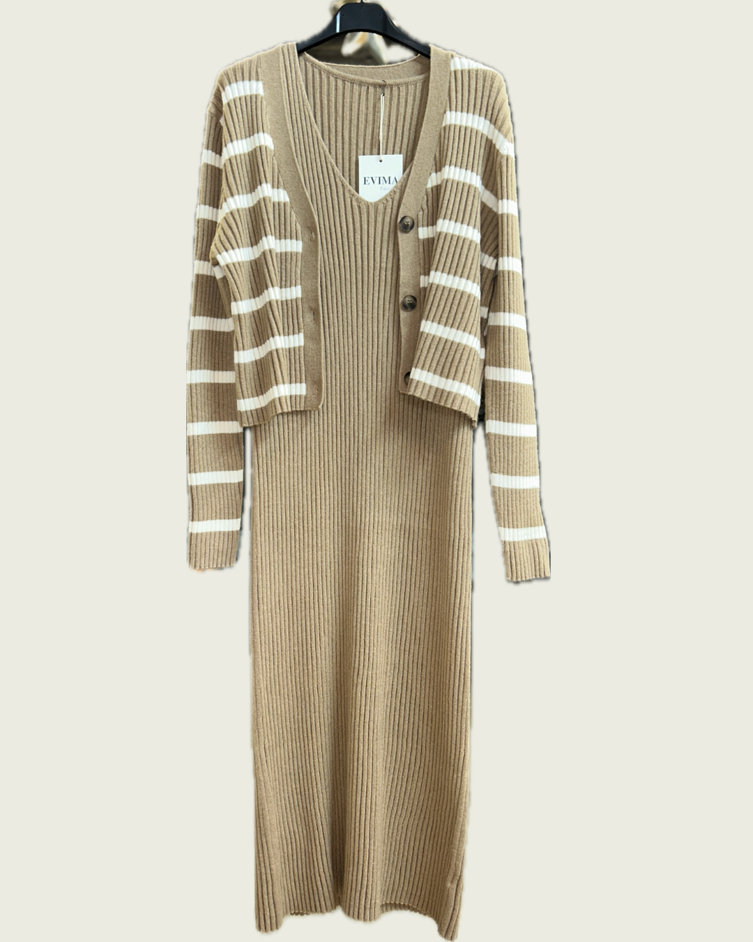 vestido con chaqueta