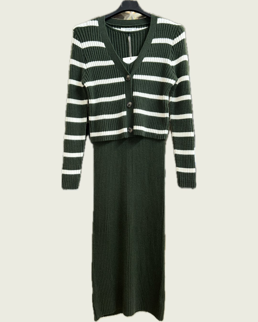 vestido con chaqueta