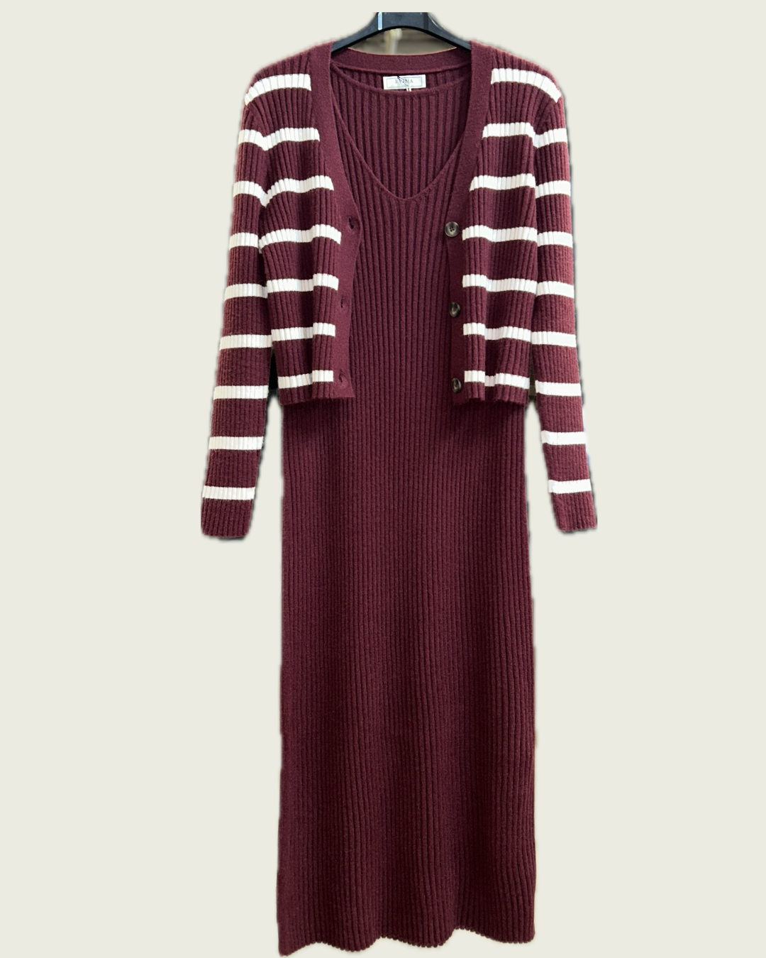 vestido con chaqueta