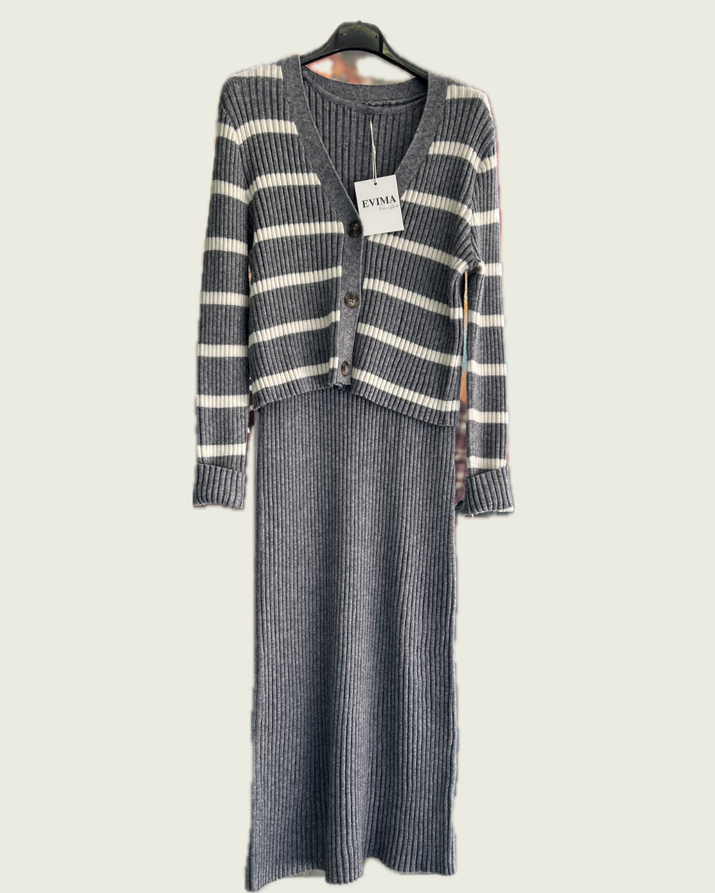 vestido con chaqueta